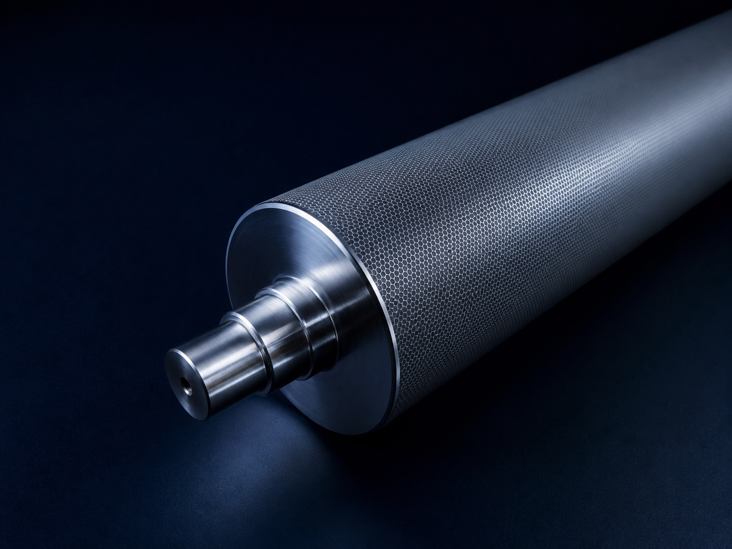 Laser-engraved ceramic anilox roller